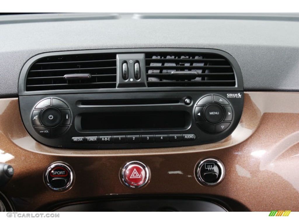 2012 Fiat 500 Sport Audio System Photo #68499550