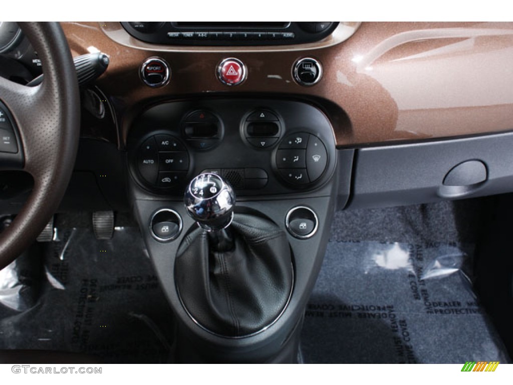 2012 Fiat 500 Sport 6 Speed Auto Stick Automatic Transmission Photo #68499559