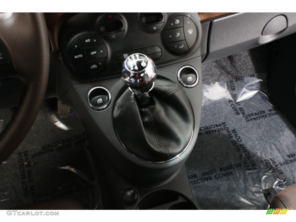 2012 Fiat 500 Sport 6 Speed Auto Stick Automatic Transmission Photo #68499565