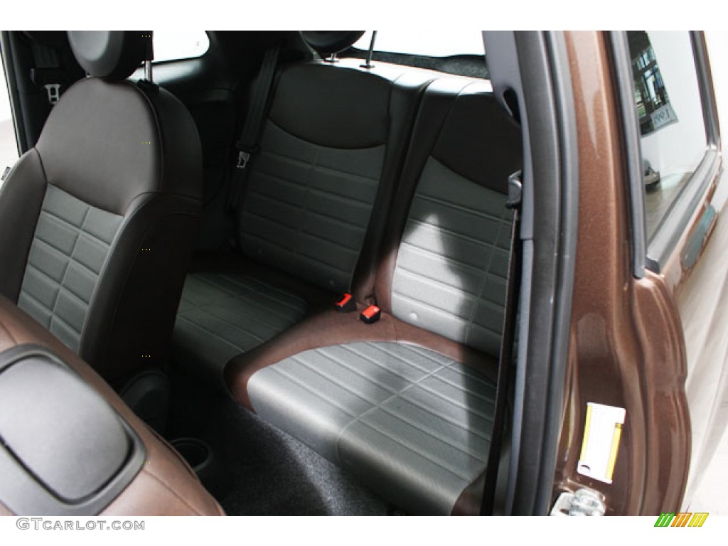 2012 Fiat 500 Sport Rear Seat Photo #68499628