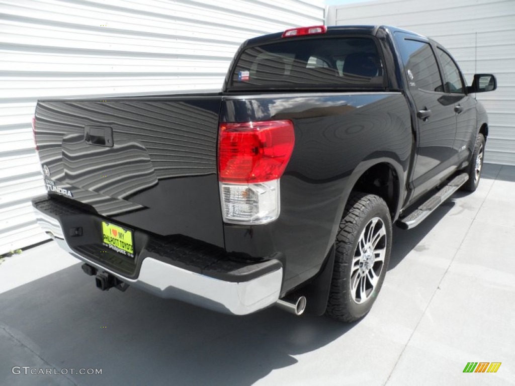 2012 Tundra Texas Edition CrewMax - Black / Black photo #3