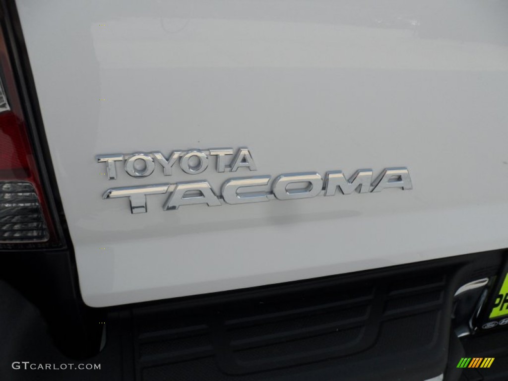 2012 Tacoma TSS Double Cab 4x4 - Super White / Graphite photo #15