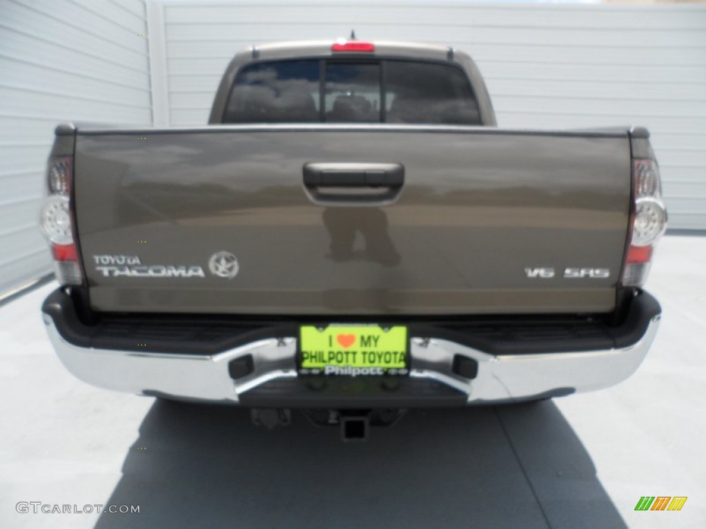 2012 Tacoma V6 Texas Edition Double Cab 4x4 - Pyrite Mica / Graphite photo #4