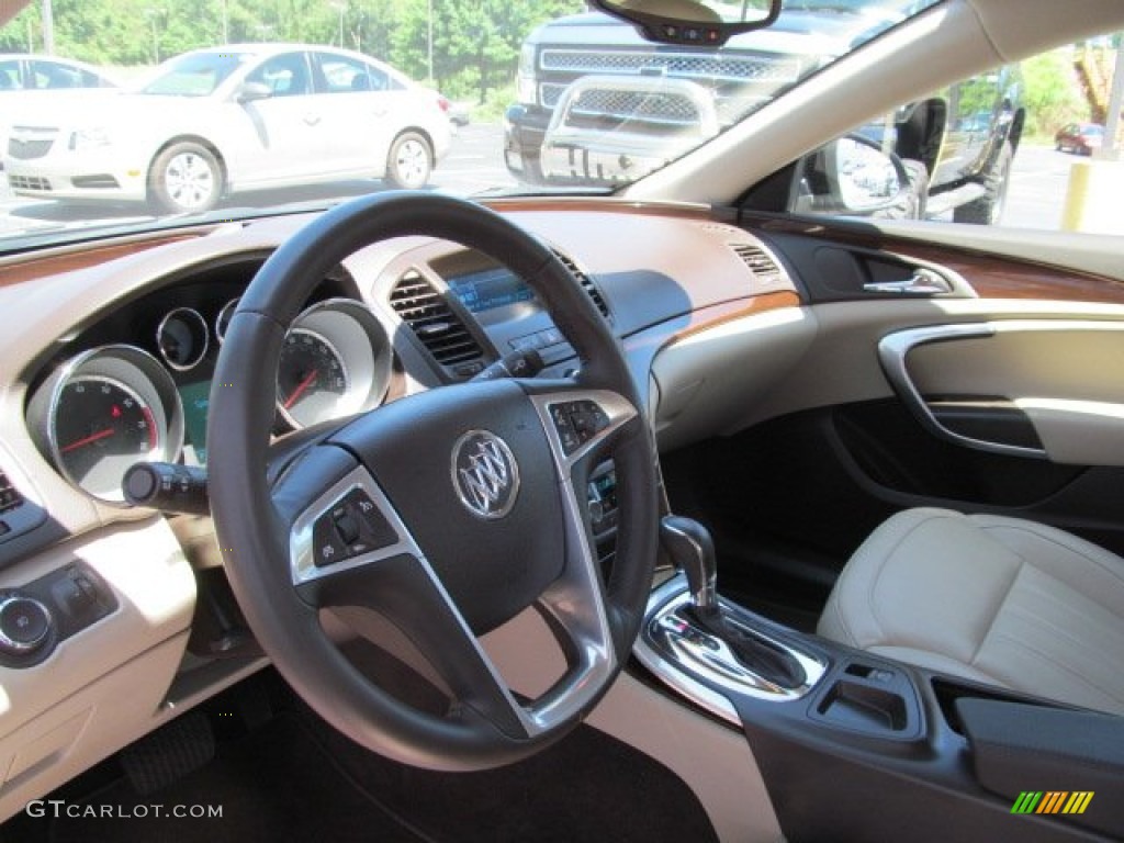 2011 Buick Regal CXL Cashmere Steering Wheel Photo #68501998