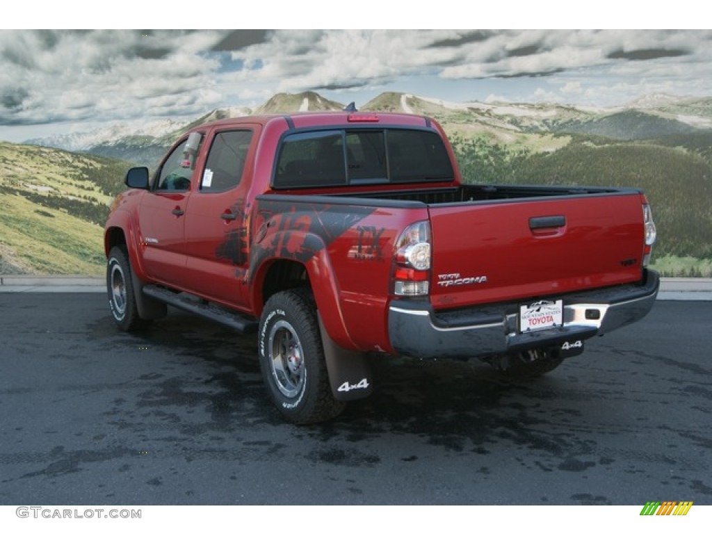 2012 Tacoma TX Pro Double Cab 4x4 - Barcelona Red Metallic / Graphite photo #3