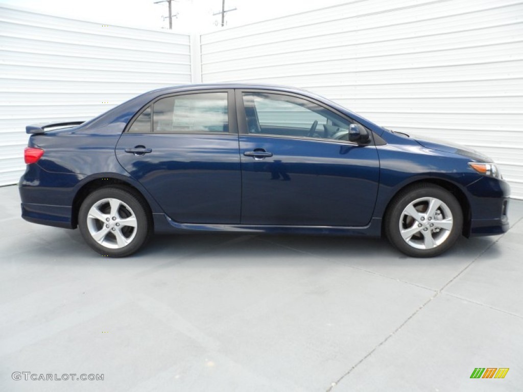 2012 Corolla S - Nautical Blue Metallic / Dark Charcoal photo #2