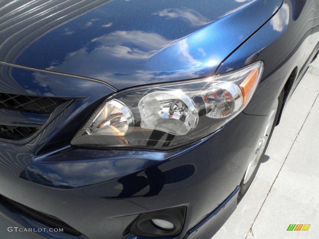 2012 Corolla S - Nautical Blue Metallic / Dark Charcoal photo #8
