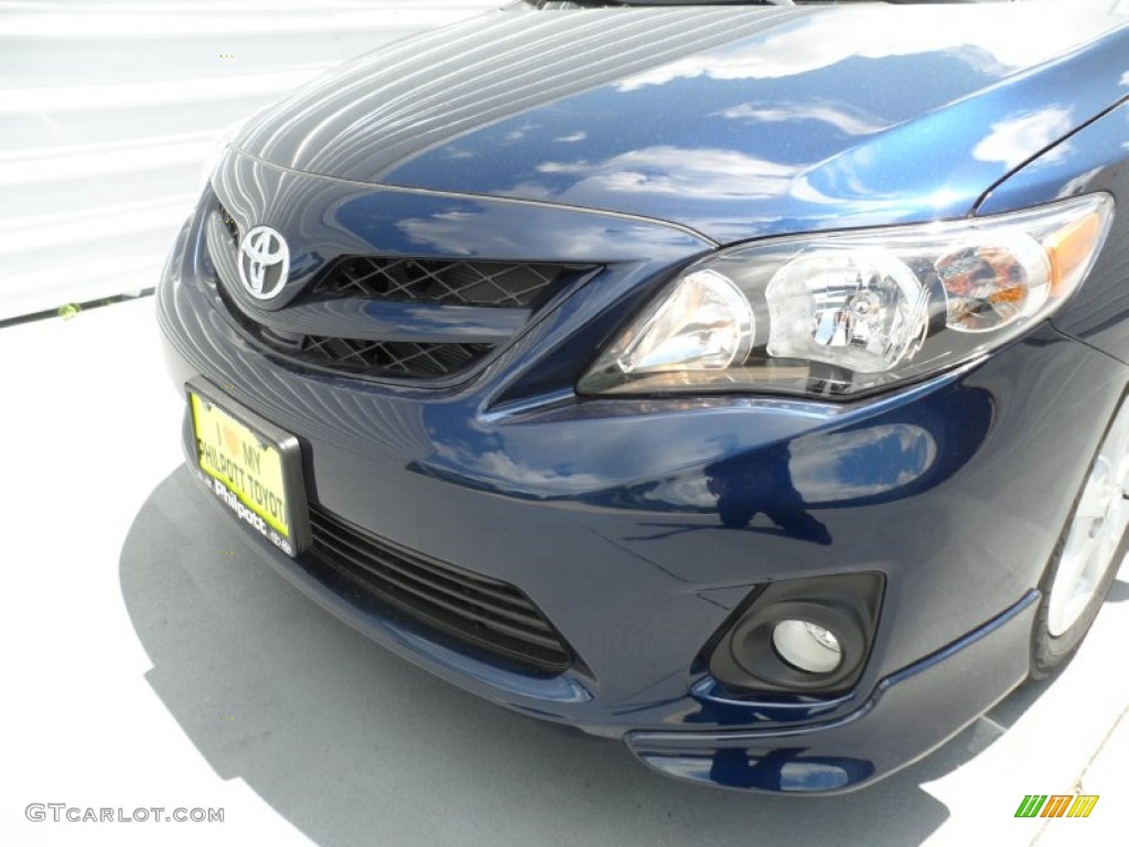 2012 Corolla S - Nautical Blue Metallic / Dark Charcoal photo #9