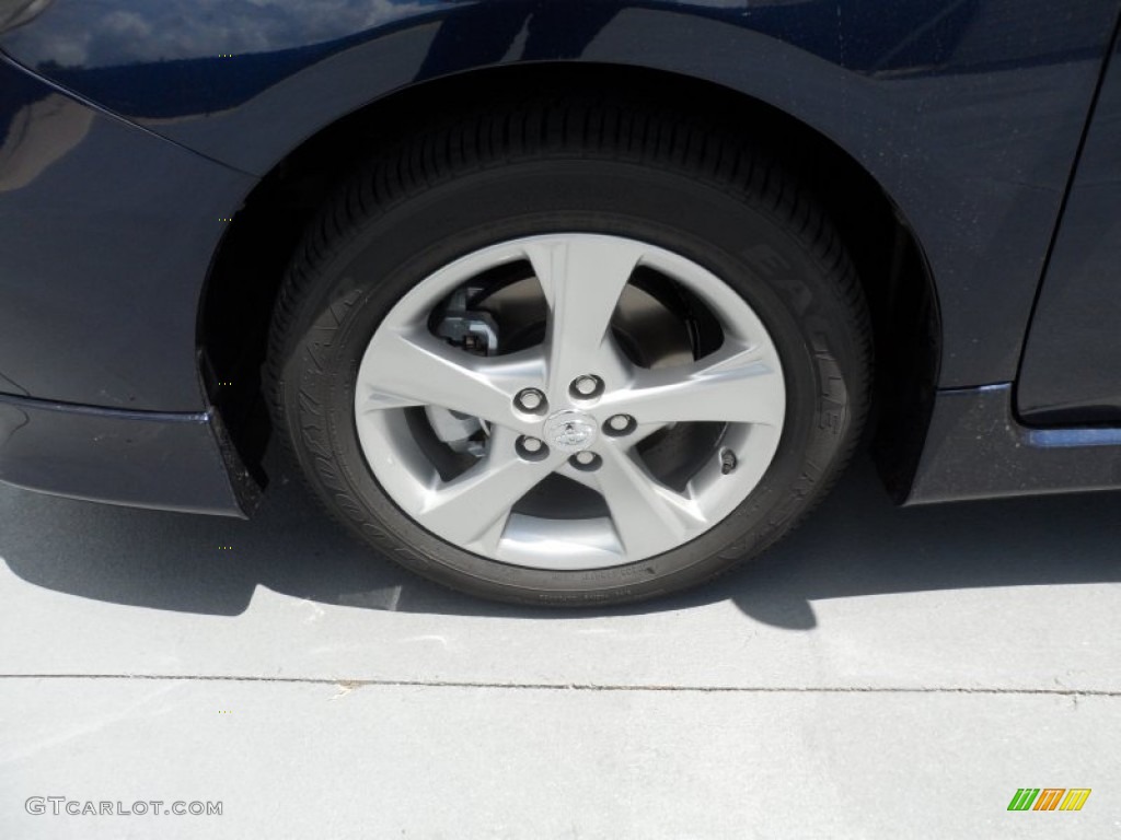 2012 Corolla S - Nautical Blue Metallic / Dark Charcoal photo #10
