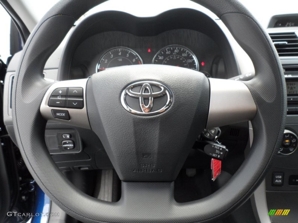 2012 Corolla S - Nautical Blue Metallic / Dark Charcoal photo #29