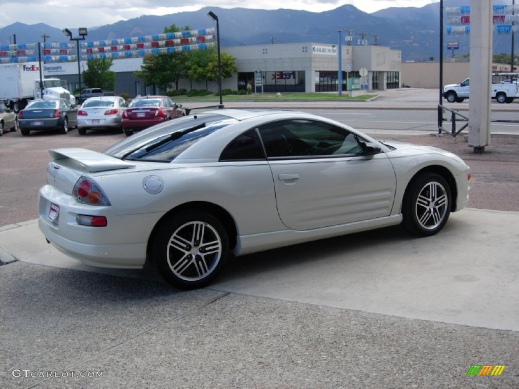 2005 Eclipse GTS Coupe - Dover White Pearl / Sand Blast photo #12