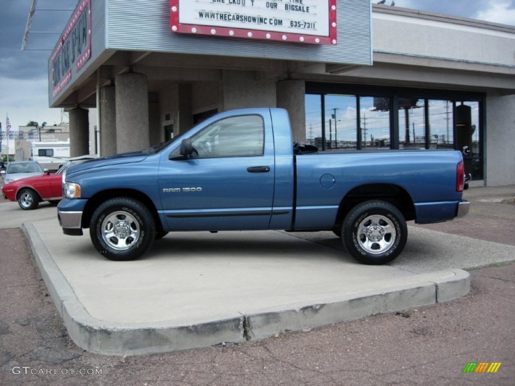 2004 Ram 1500 ST Regular Cab - Atlantic Blue Pearl / Dark Slate Gray photo #8