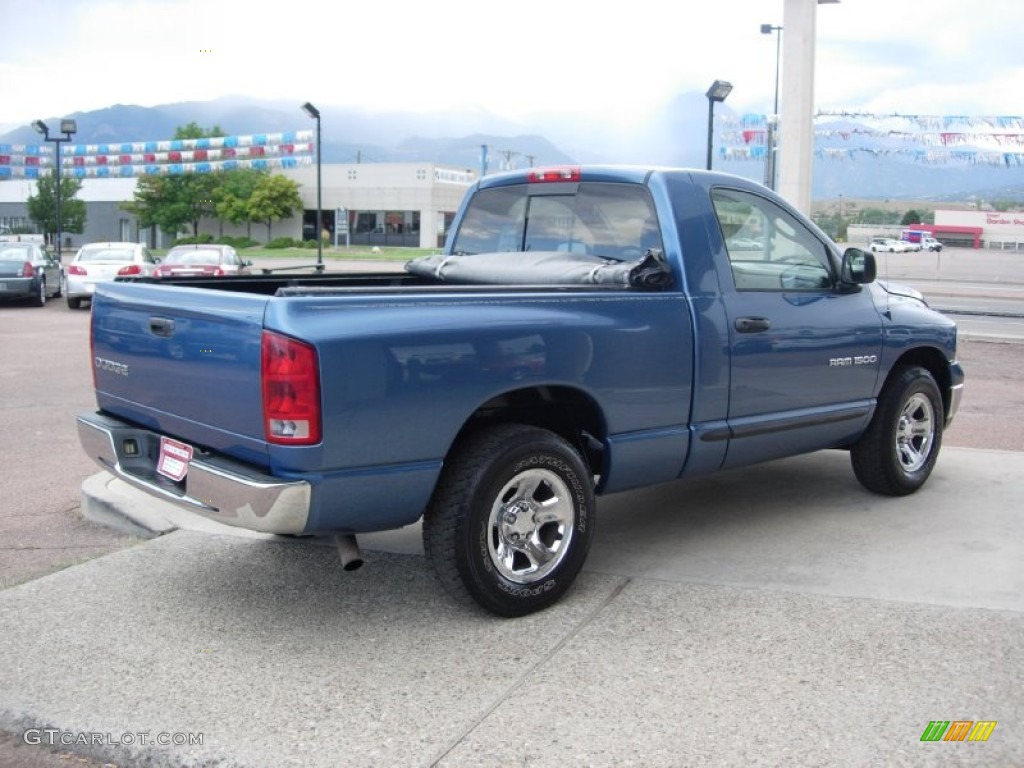 2004 Ram 1500 ST Regular Cab - Atlantic Blue Pearl / Dark Slate Gray photo #12