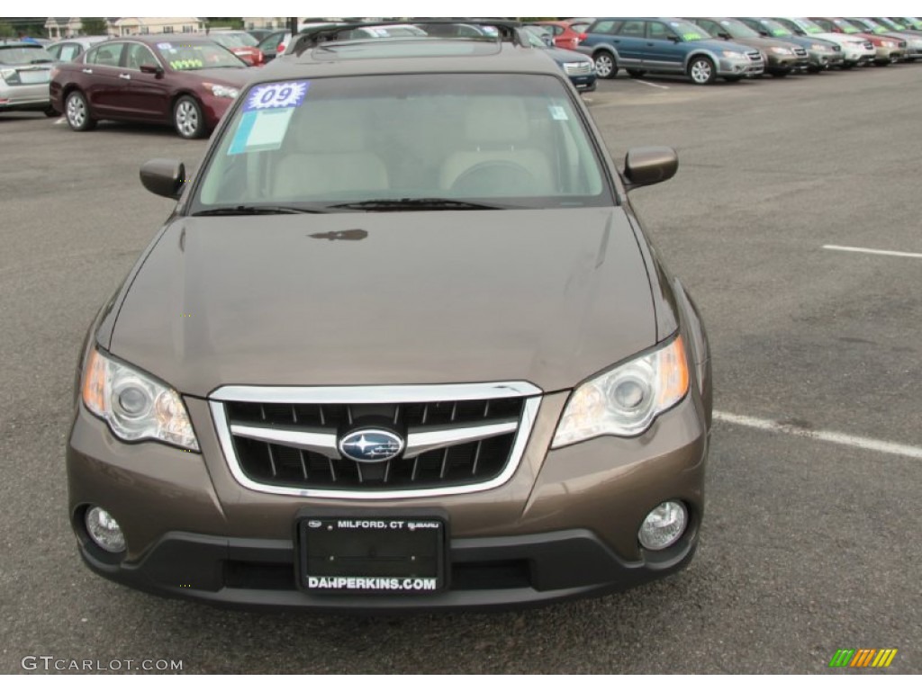 2009 Outback 2.5i Limited Wagon - Deep Bronze Metallic / Warm Ivory photo #2