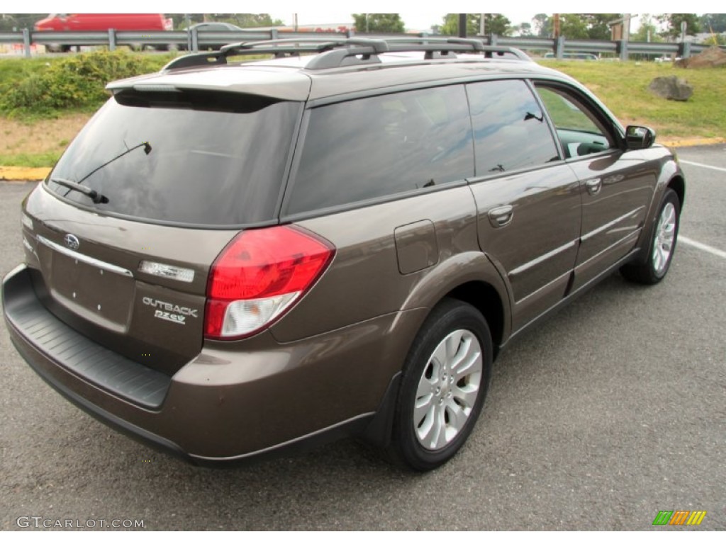 2009 Outback 2.5i Limited Wagon - Deep Bronze Metallic / Warm Ivory photo #6