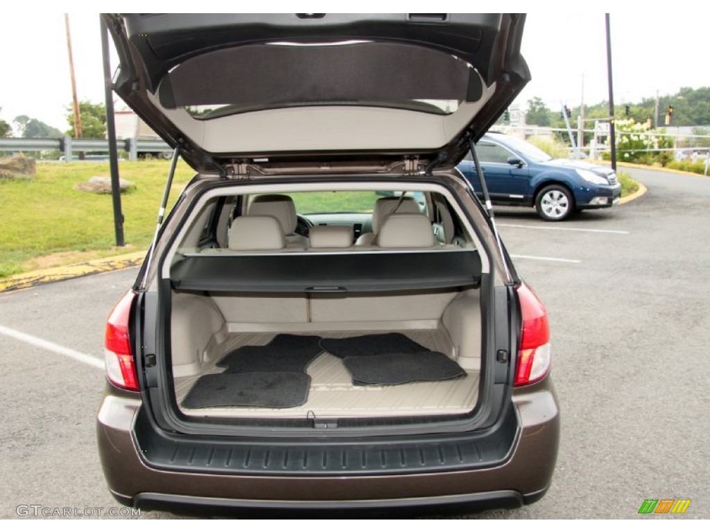 2009 Outback 2.5i Limited Wagon - Deep Bronze Metallic / Warm Ivory photo #8