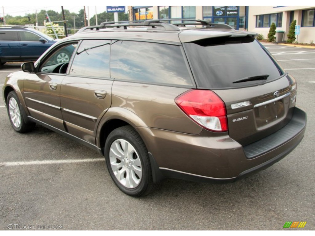 2009 Outback 2.5i Limited Wagon - Deep Bronze Metallic / Warm Ivory photo #10