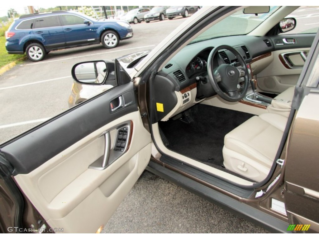 2009 Outback 2.5i Limited Wagon - Deep Bronze Metallic / Warm Ivory photo #16