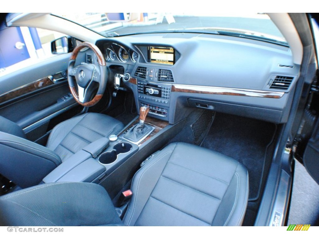 Black Interior 2012 Mercedes-Benz E 350 Cabriolet Photo #68508820