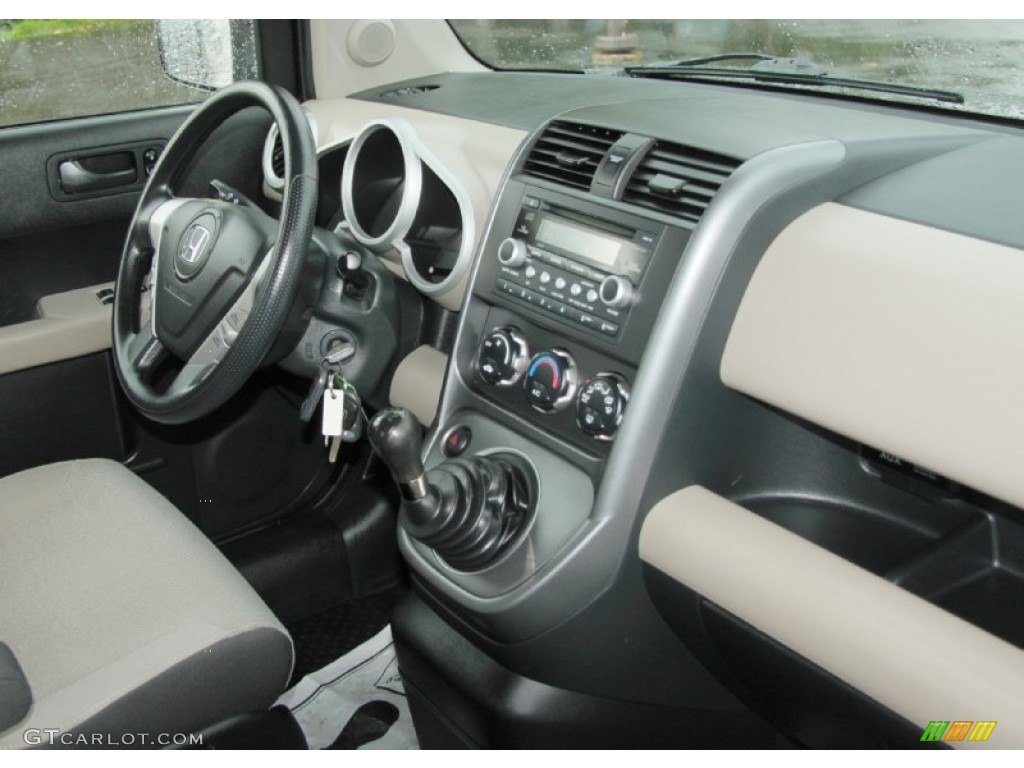 2008 Honda Element EX AWD Gray/Black Dashboard Photo #68508859
