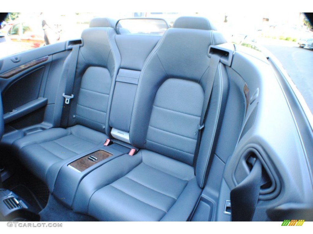 Black Interior 2012 Mercedes-Benz E 350 Cabriolet Photo #68508904