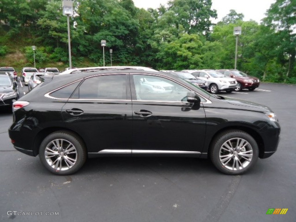 2013 RX 350 AWD - Stargazer Black / Light Gray/Ebony Birds Eye Maple photo #5