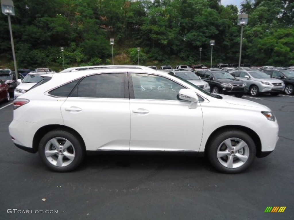 2013 RX 350 AWD - Starfire White Pearl / Black/Ebony Birds Eye Maple photo #5