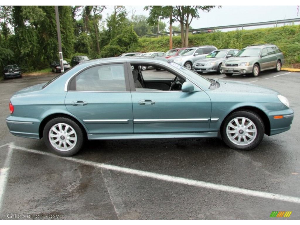 Celadon Green 2005 Hyundai Sonata LX V6 Exterior Photo #68509294