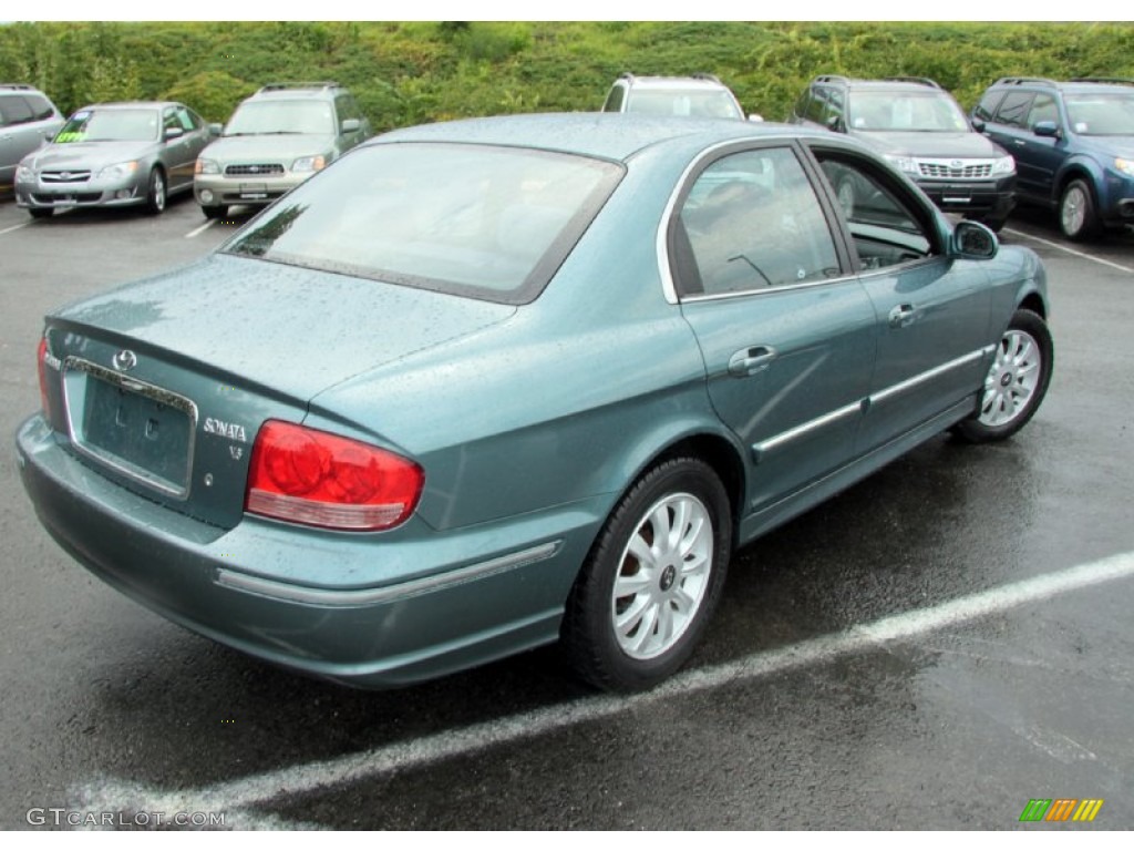 Celadon Green 2005 Hyundai Sonata LX V6 Exterior Photo #68509317