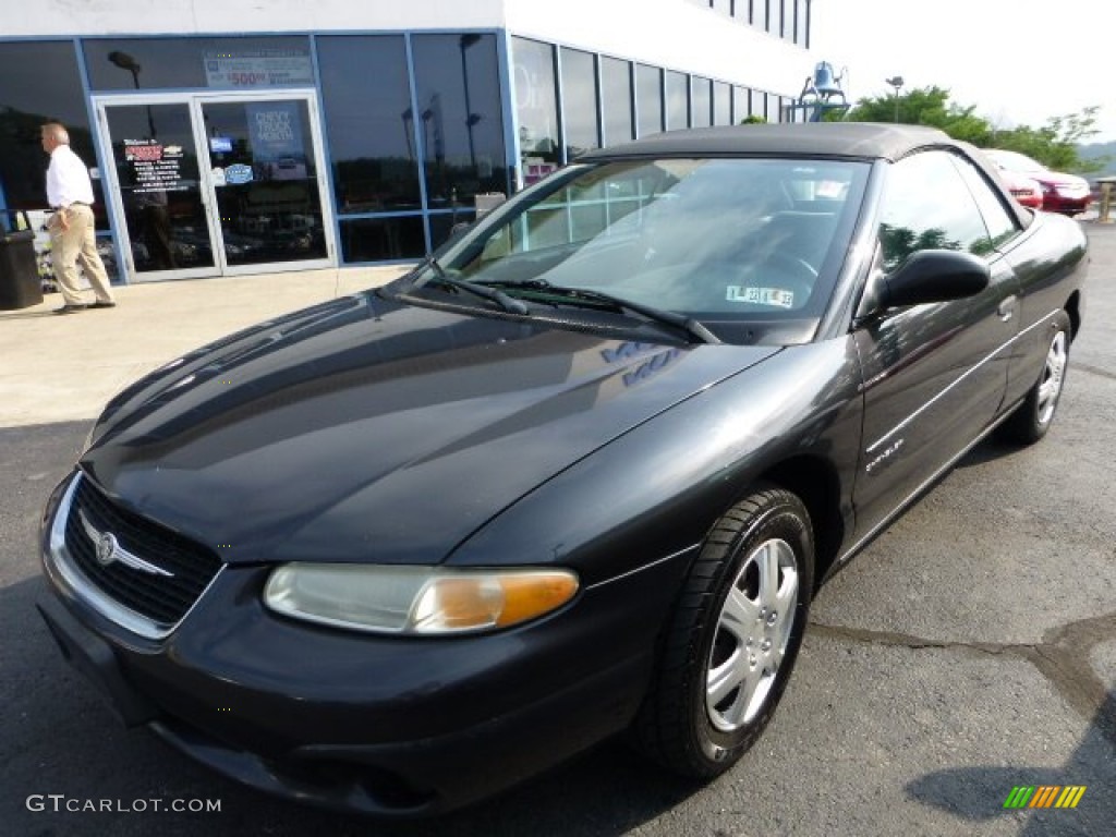 Deep Slate Pearl 1999 Chrysler Sebring JX Convertible Exterior Photo #68510179