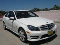 Arctic White 2012 Mercedes-Benz C 250 Sport Exterior