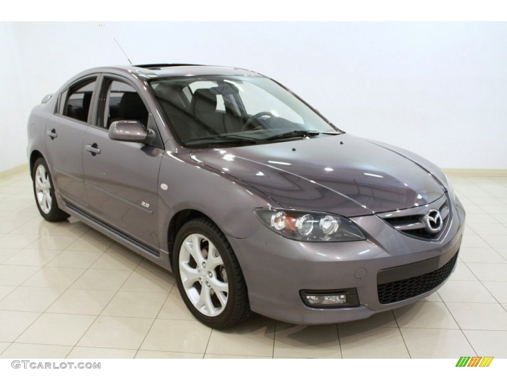 2009 MAZDA3 s Sport Sedan - Galaxy Gray Mica / Black photo #1