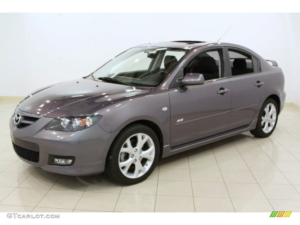 Galaxy Gray Mica 2009 Mazda MAZDA3 s Sport Sedan Exterior Photo #68516164