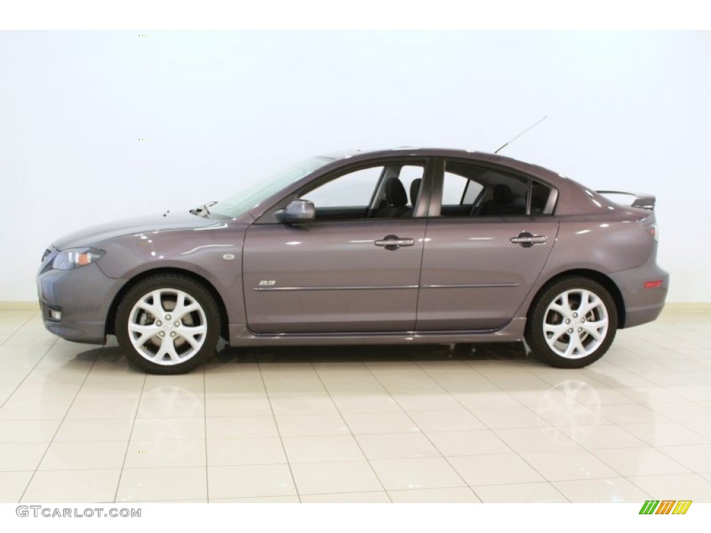 Galaxy Gray Mica 2009 Mazda MAZDA3 s Sport Sedan Exterior Photo #68516167