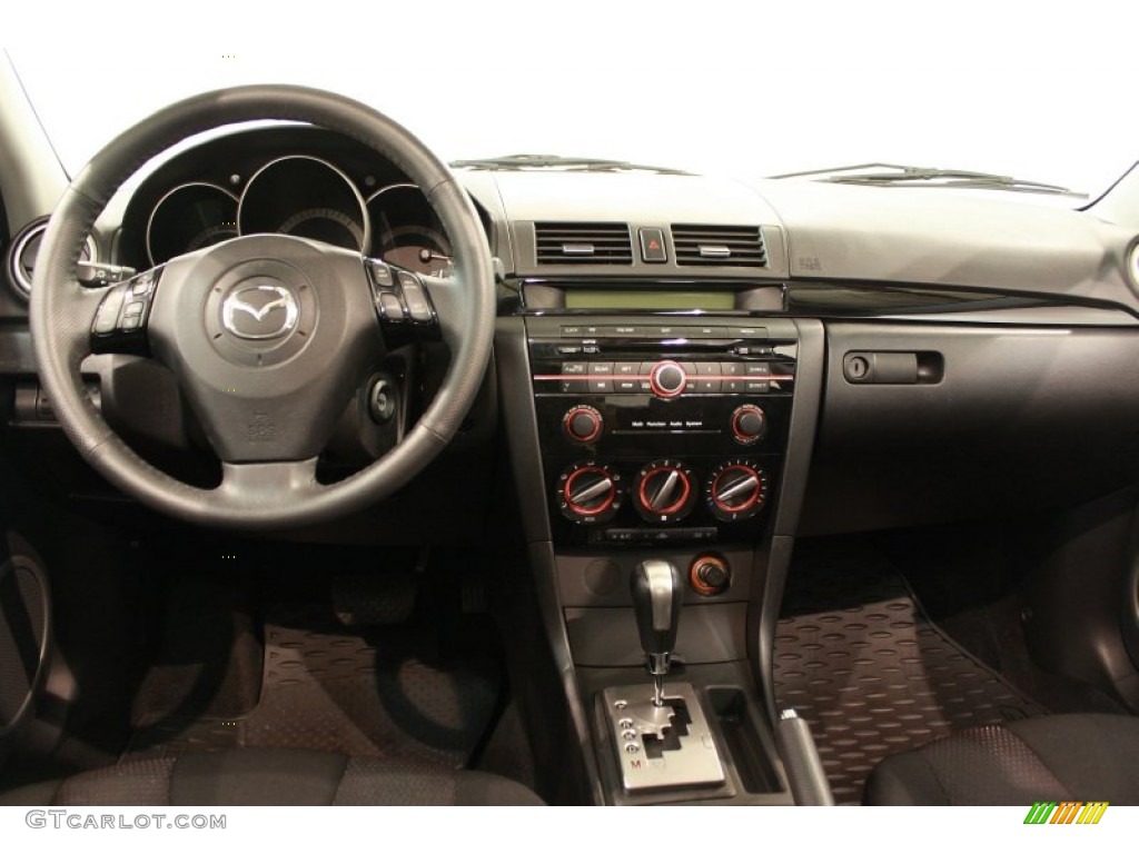 2009 Mazda MAZDA3 s Sport Sedan Black Dashboard Photo #68516200