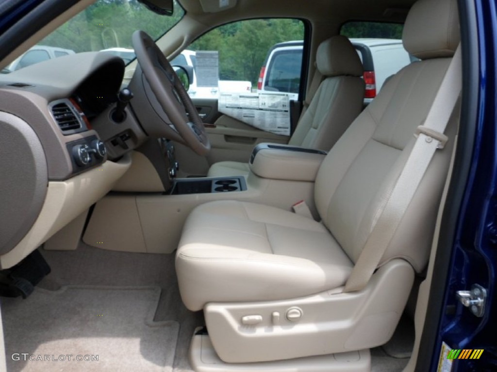 2012 Tahoe LT 4x4 - Blue Topaz Metallic / Light Cashmere/Dark Cashmere photo #14