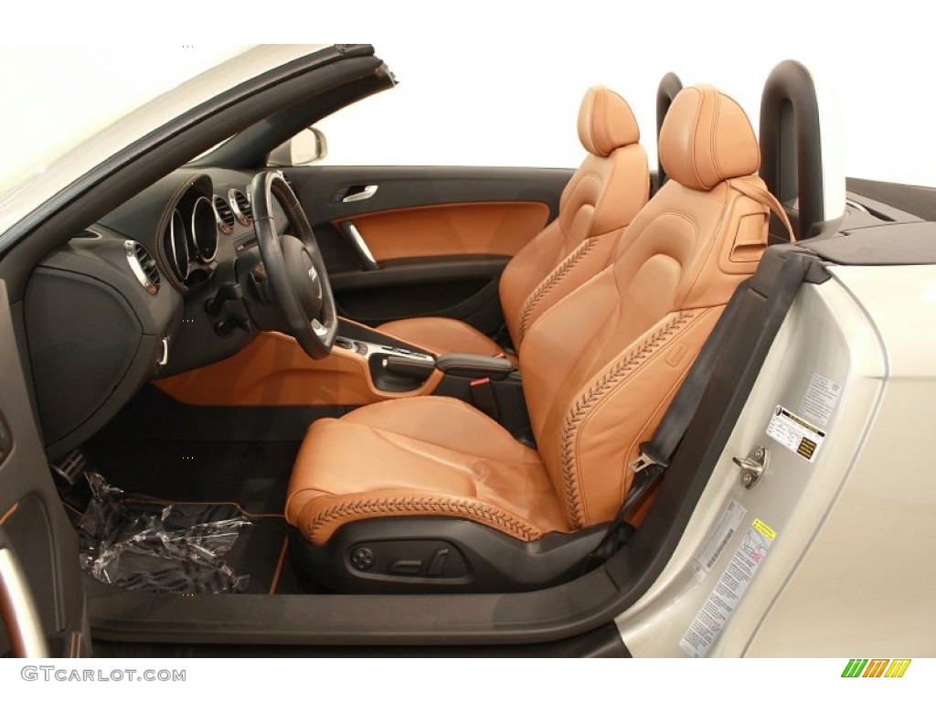 Madras Brown Interior 2008 Audi TT 3.2 quattro Roadster Photo #68516995