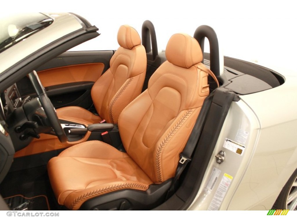 Madras Brown Interior 2008 Audi TT 3.2 quattro Roadster Photo #68516998