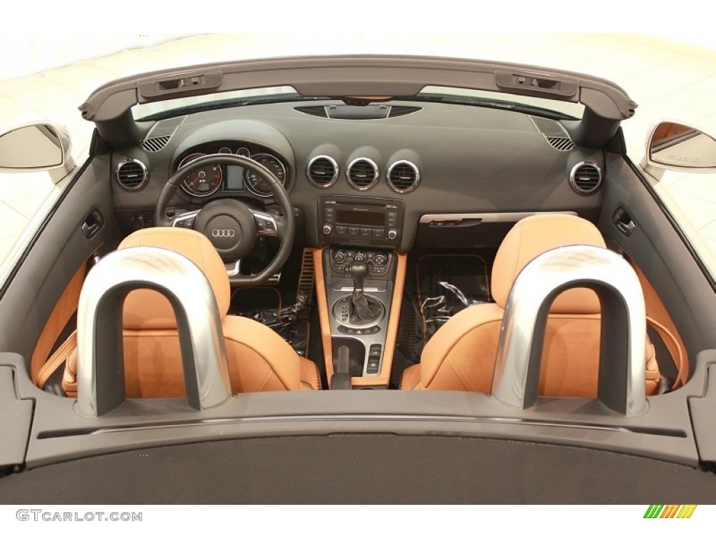Madras Brown Interior 2008 Audi TT 3.2 quattro Roadster Photo #68517034