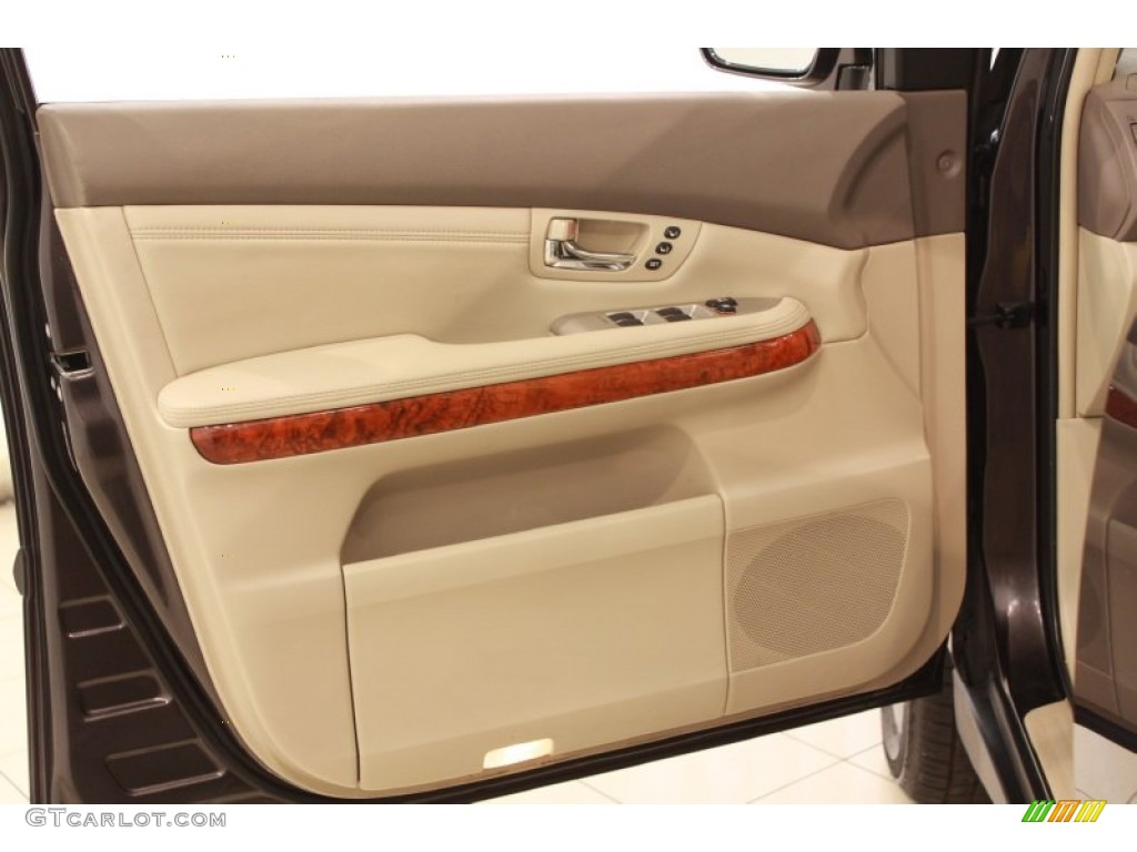 2009 Lexus RX 350 AWD Pebble Beach Edition Parchment Door Panel Photo #68517202