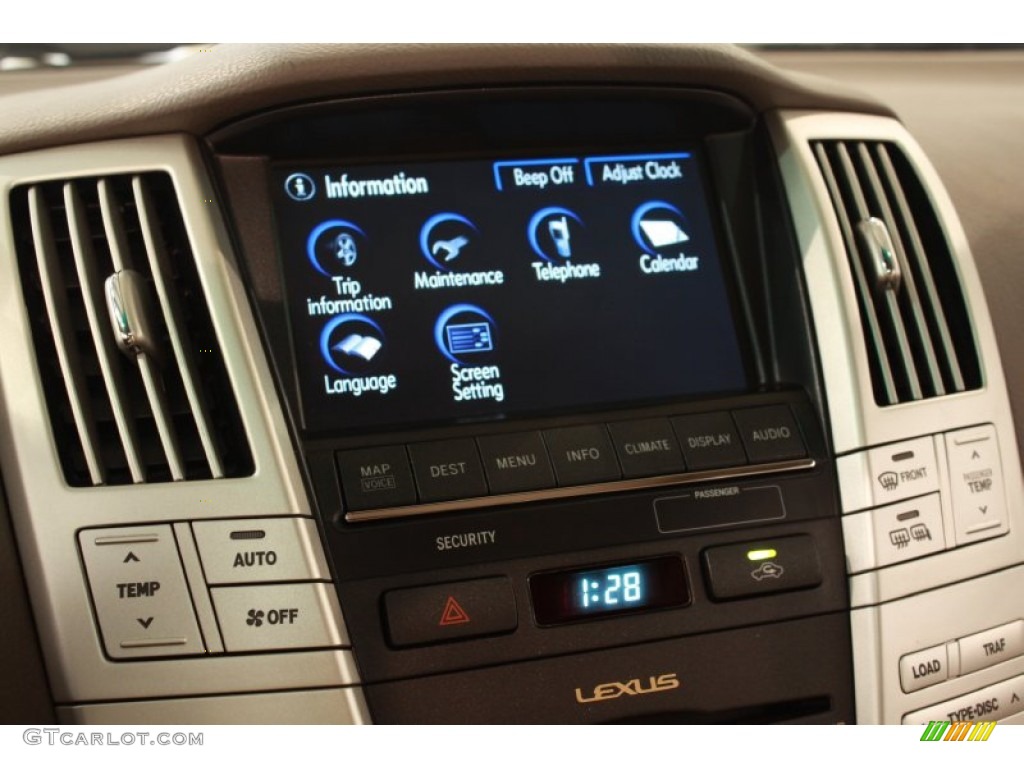 2009 Lexus RX 350 AWD Pebble Beach Edition Controls Photo #68517241