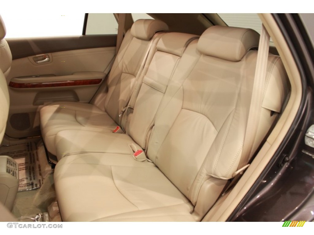 2009 Lexus RX 350 AWD Pebble Beach Edition Rear Seat Photo #68517277