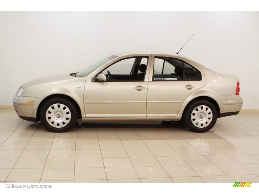 2004 Jetta GL Sedan - Wheat Beige Metallic / Black photo #4