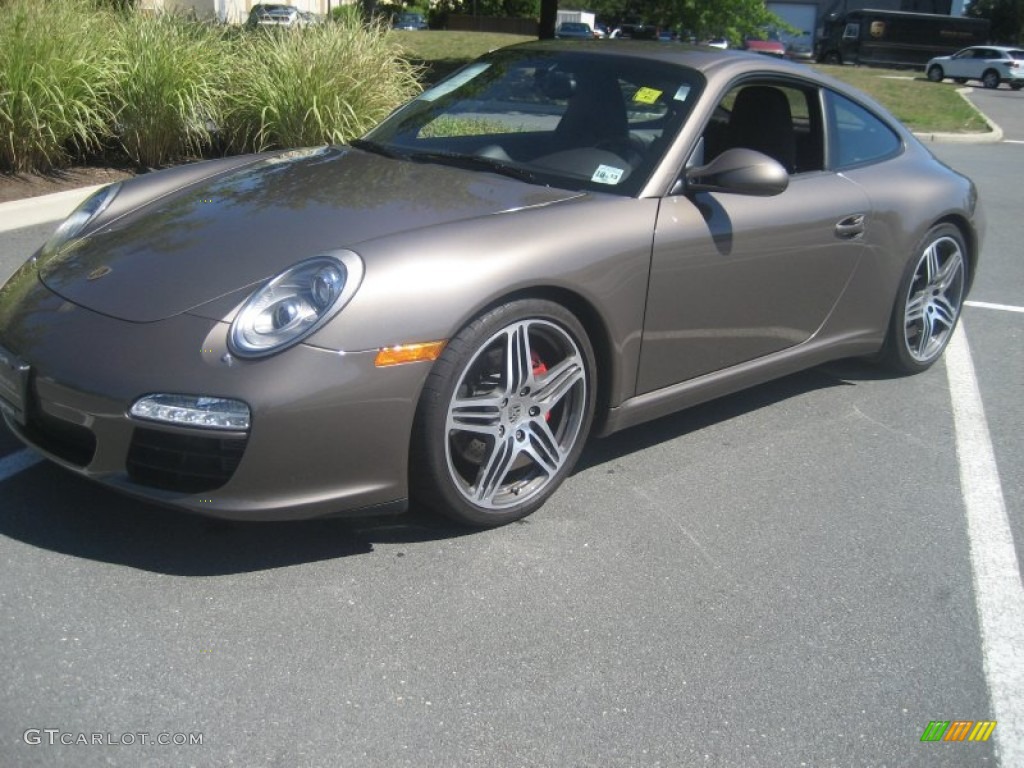 2009 911 Carrera S Coupe - Brown Paint to Sample / Cocoa Natural Leather photo #1