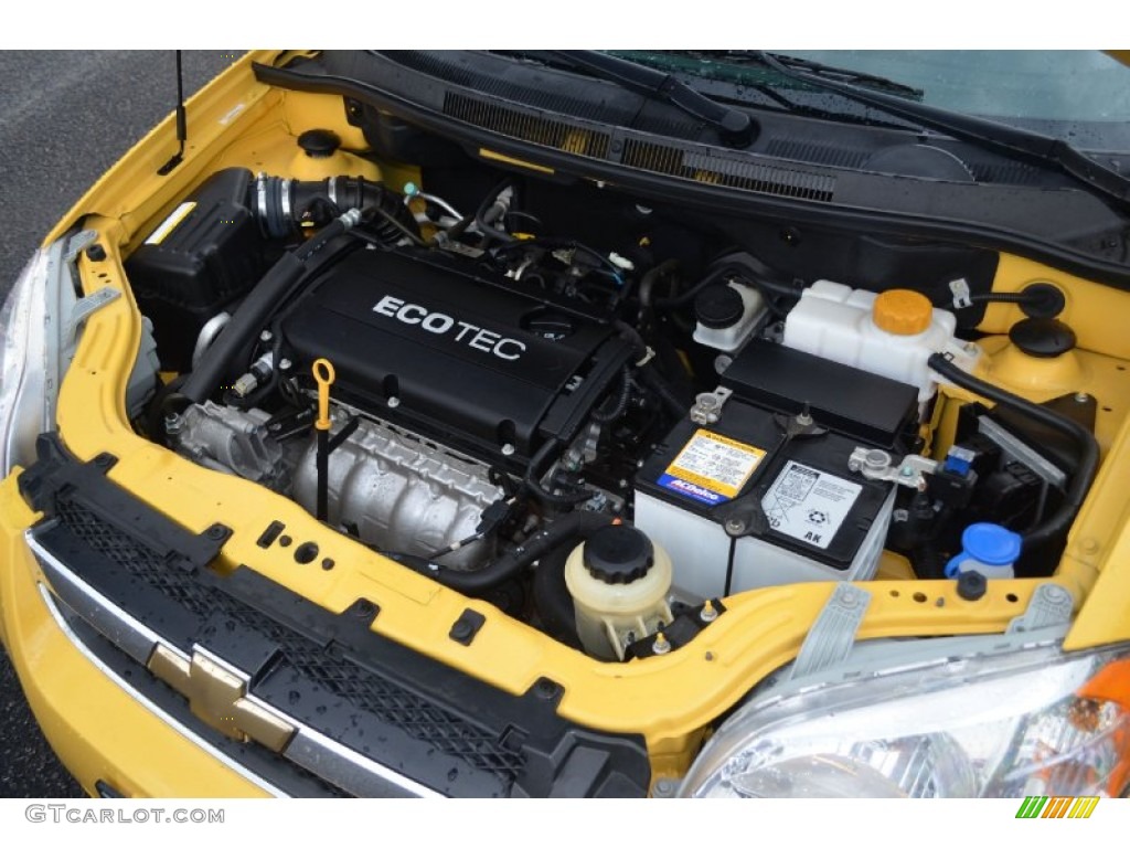 2010 Aveo LT Sedan - Summer Yellow / Charcoal photo #29