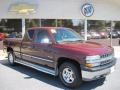 2001 Dark Carmine Red Metallic Chevrolet Silverado 1500 LT Extended Cab 4x4  photo #1