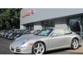 2007 Arctic Silver Metallic Porsche 911 Carrera Coupe  photo #3