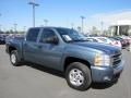 2008 Blue Granite Metallic Chevrolet Silverado 1500 LT Crew Cab 4x4  photo #1