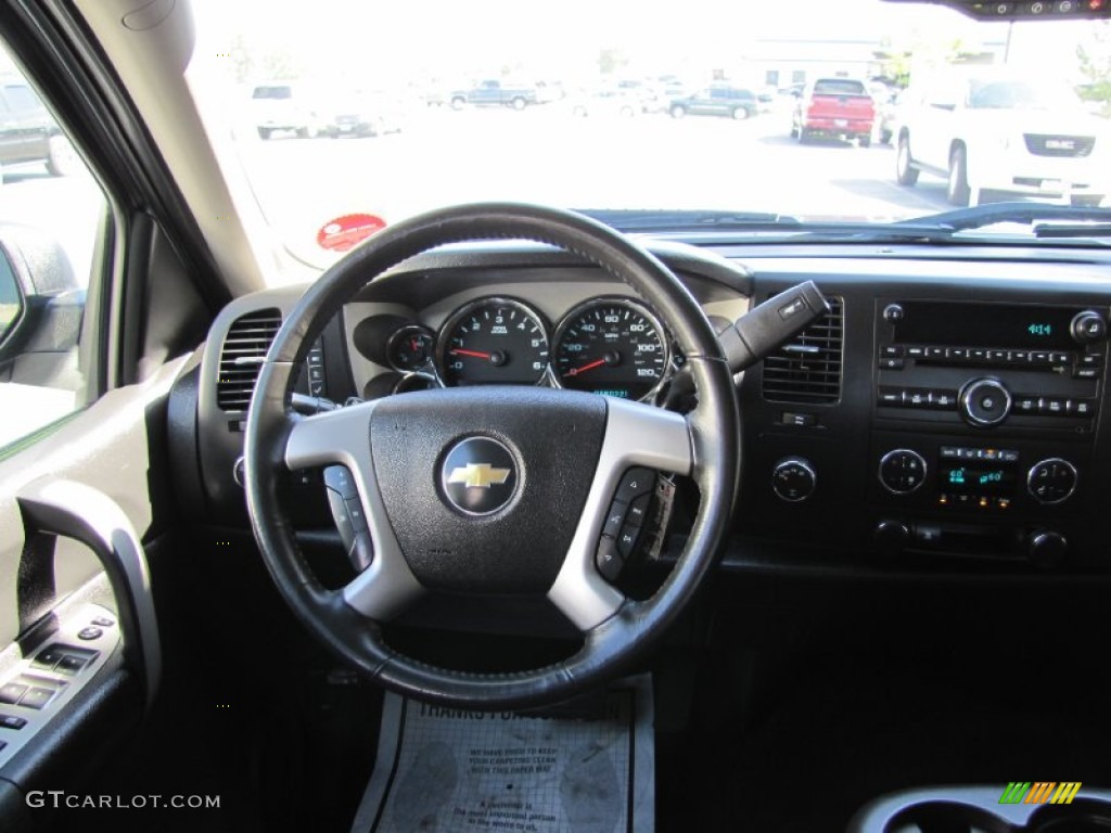 2008 Silverado 1500 LT Crew Cab 4x4 - Blue Granite Metallic / Ebony photo #9