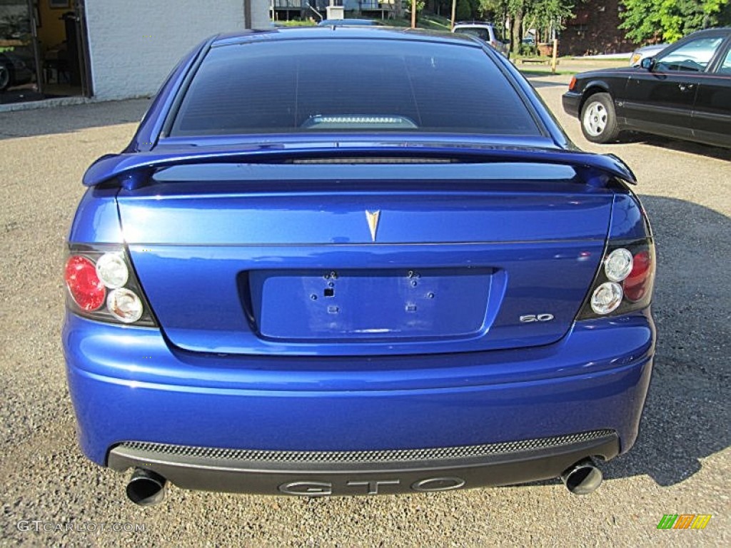 2005 GTO Coupe - Impulse Blue Metallic / Blue photo #5